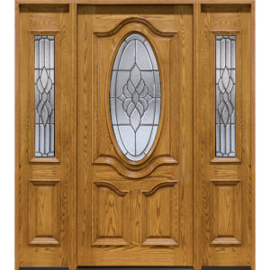 American Red Oak Door Unit Prehung Finished – Ready to be installed