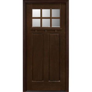 Craftsman Style Single Door Unit Prehung Finished - Ready to be installed